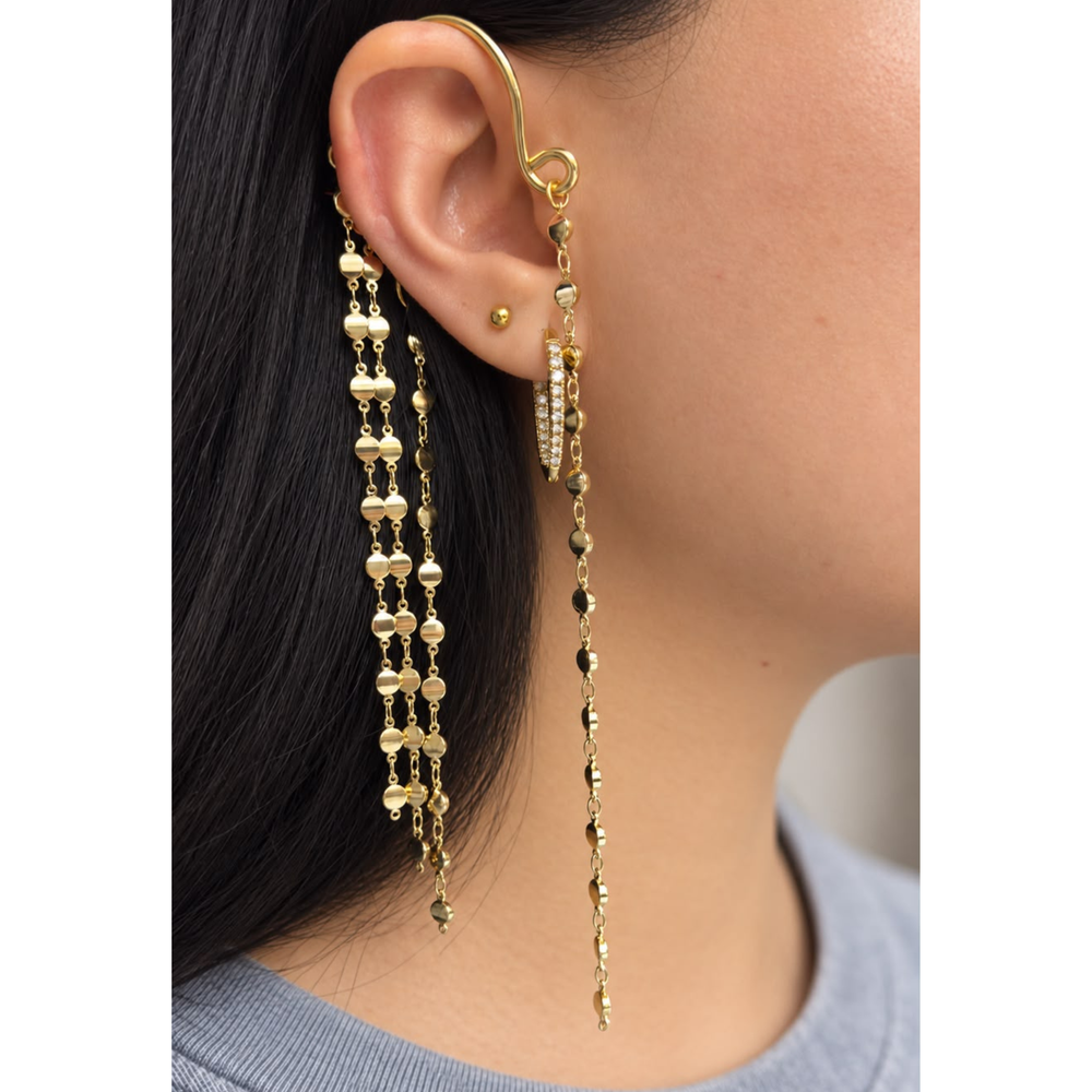Emma Ear Hugger - LAURA CANTU JEWELRY