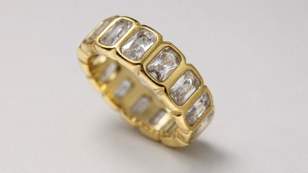 Eternity Rhinestone Ring - LAURA CANTU JEWELRY