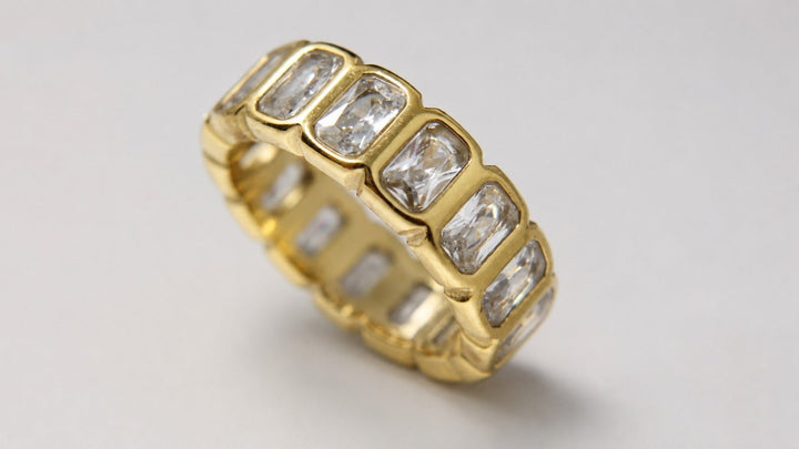 Eternity Rhinestone Ring - LAURA CANTU JEWELRY