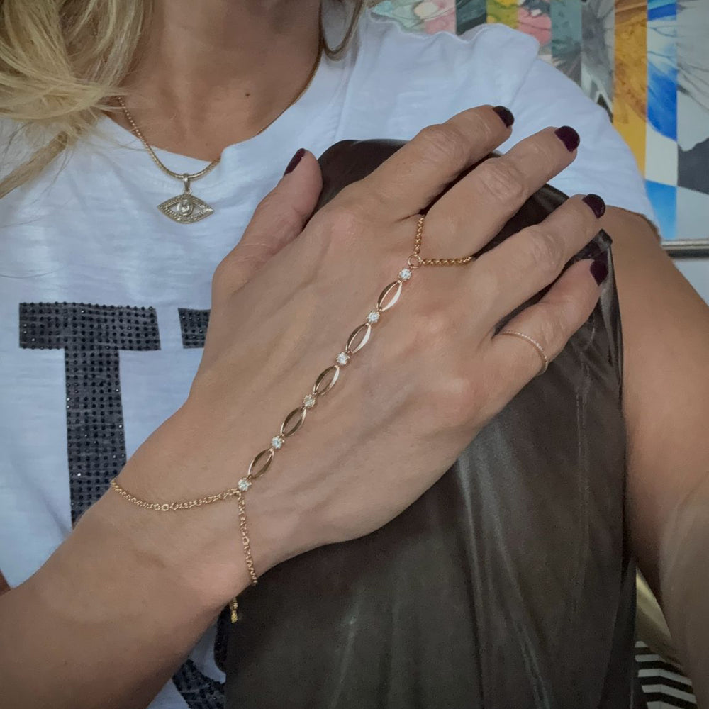 Evangeline Hand Accessory - LAURA CANTU JEWELRY