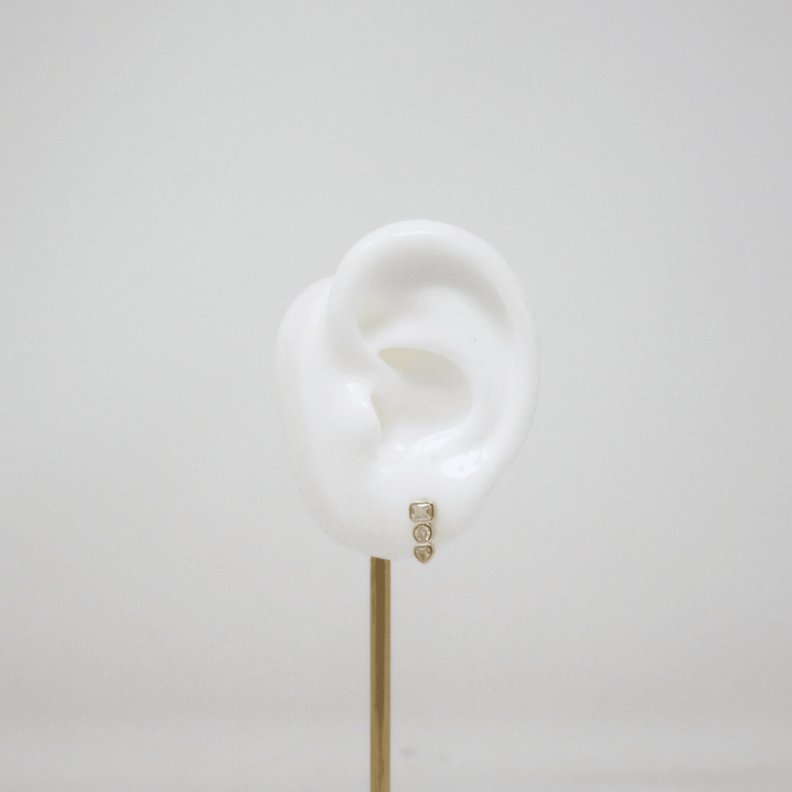 Five Rhinestone Piercing - LAURA CANTU JEWELRY