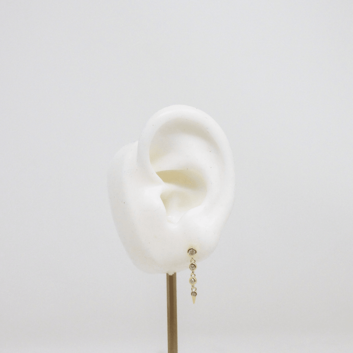 Four Rhinestone Piercing - LAURA CANTU JEWELRY