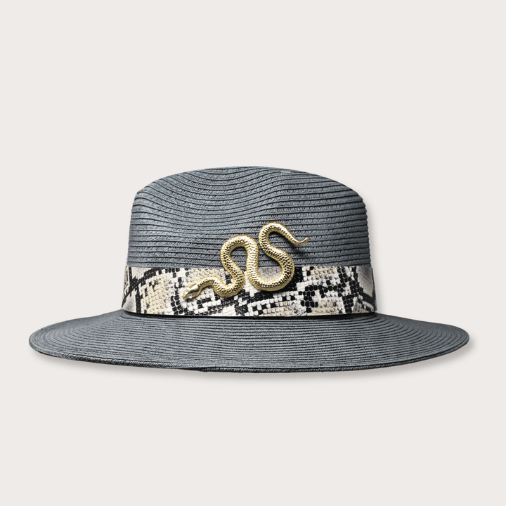 Gold Snake Summer Hat - LAURA CANTU JEWELRY