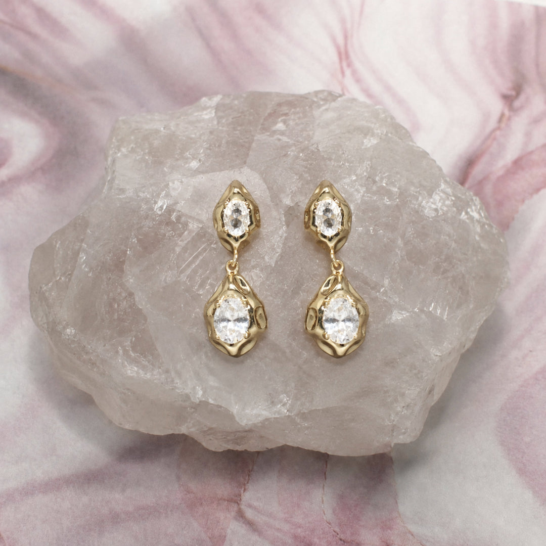 Gothic Marquis Earrings - LAURA CANTU JEWELRY
