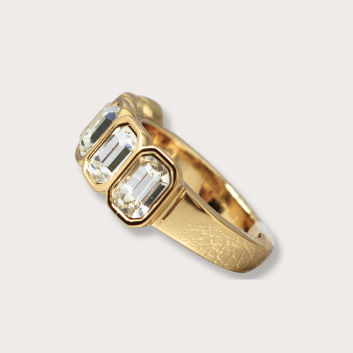 Half Eternity Rhinestone Ring - LAURA CANTU JEWELRY