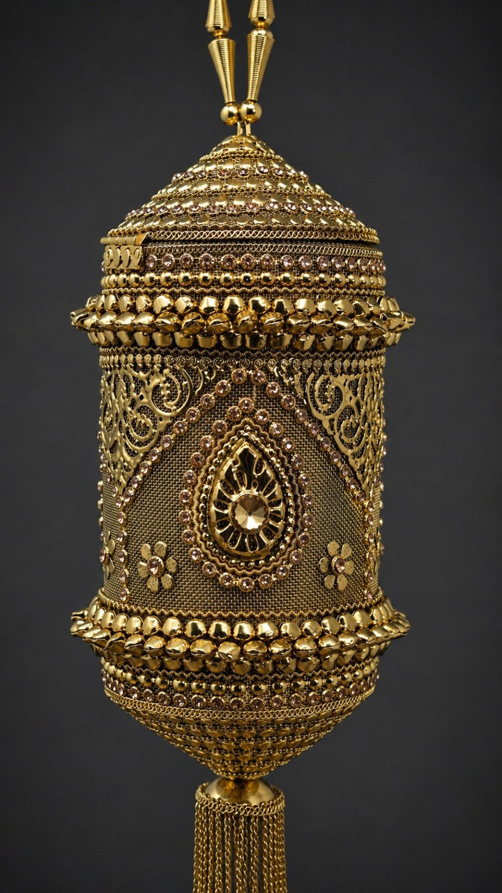 Handmade Brass Bag XI - LAURA CANTU JEWELRY