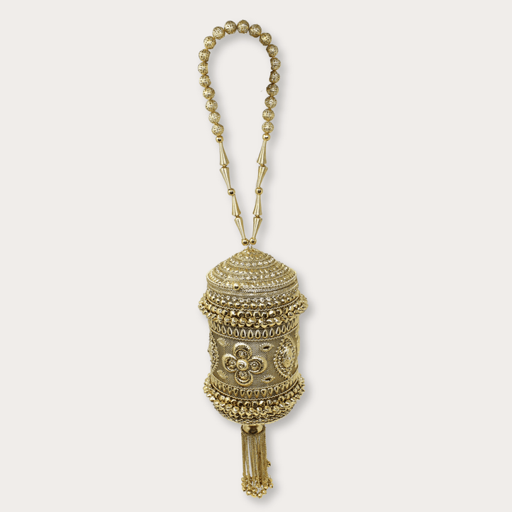 Handmade Brass Bag XI - LAURA CANTU JEWELRY