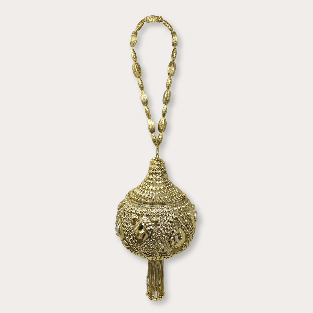 Handmade Brass Bag XIV - LAURA CANTU JEWELRY
