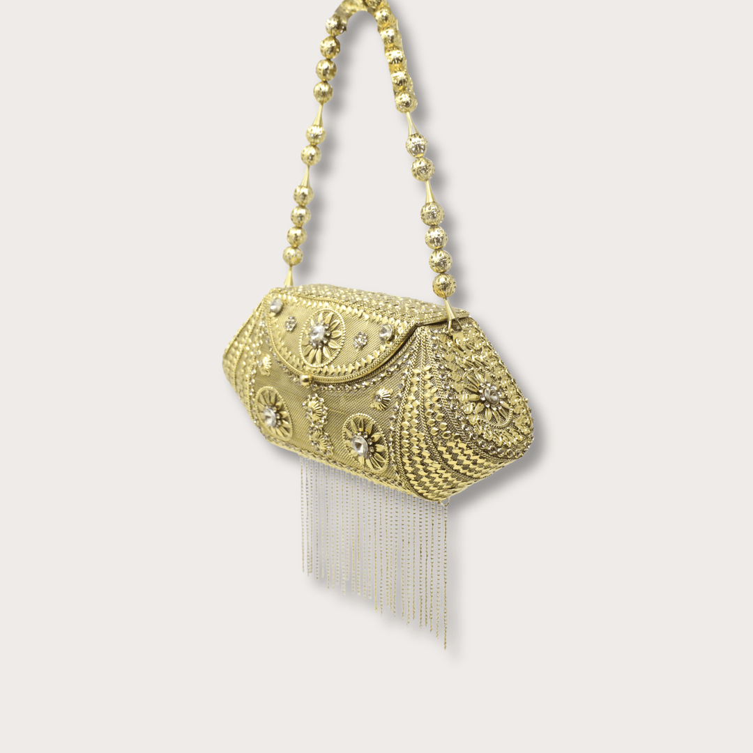 Handmade Brass Bag XIX - LAURA CANTU JEWELRY