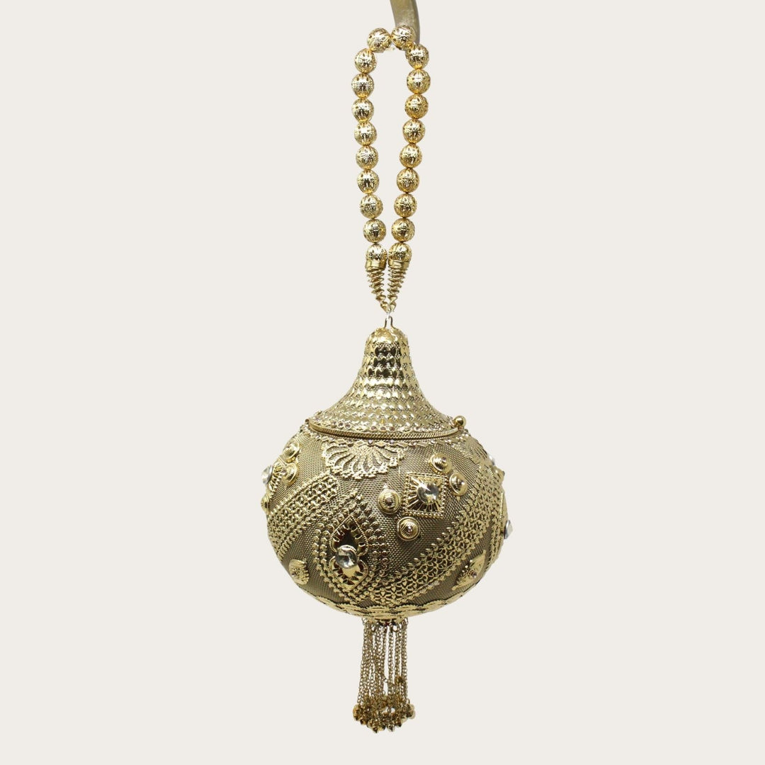 Handmade Brass Bag XX - LAURA CANTU JEWELRY