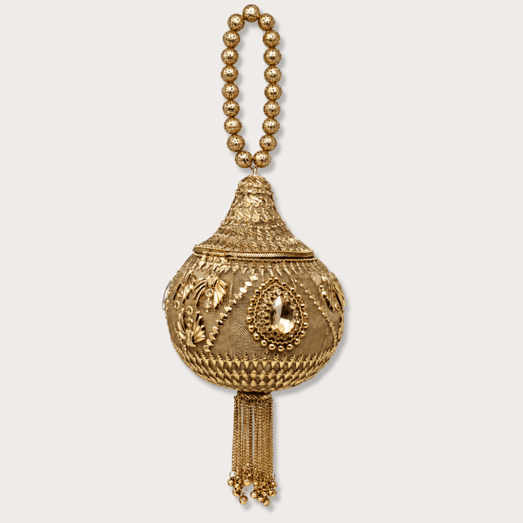 Handmade Brass Bag XXV - LAURA CANTU JEWELRY