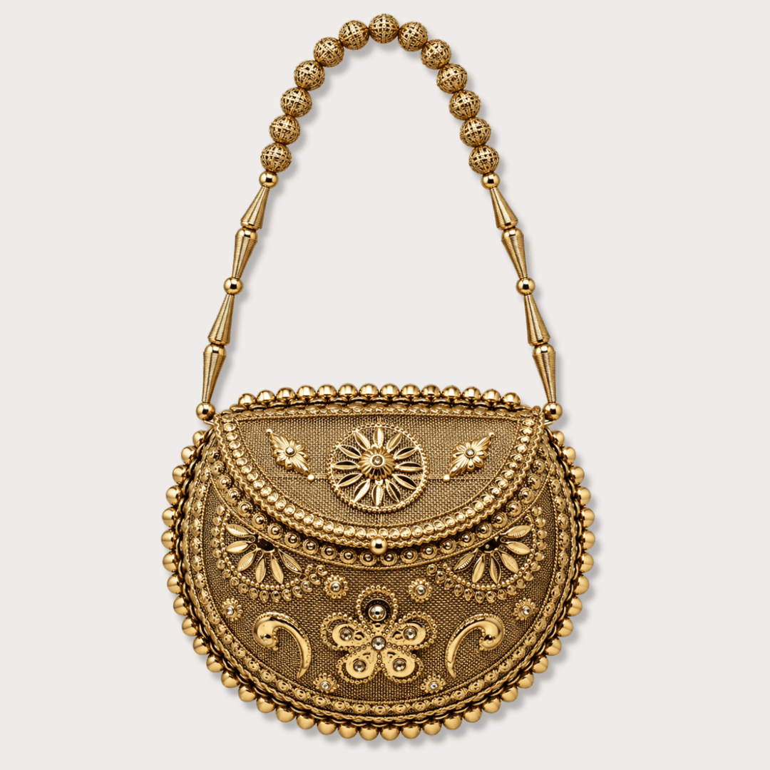 Handmade Brass Bag XXVI - LAURA CANTU JEWELRY