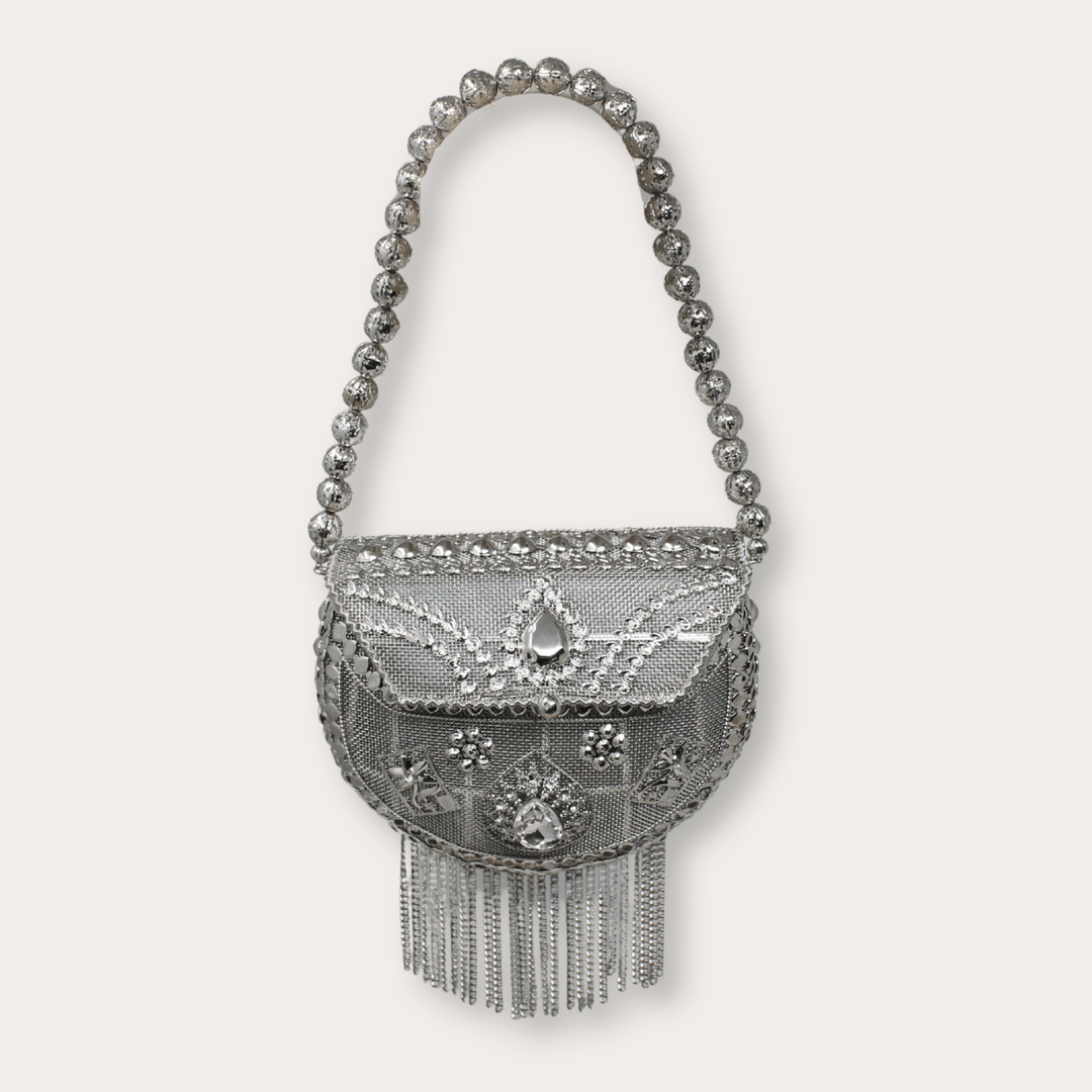 Handmade Brass Handbag Small III - LAURA CANTU JEWELRY