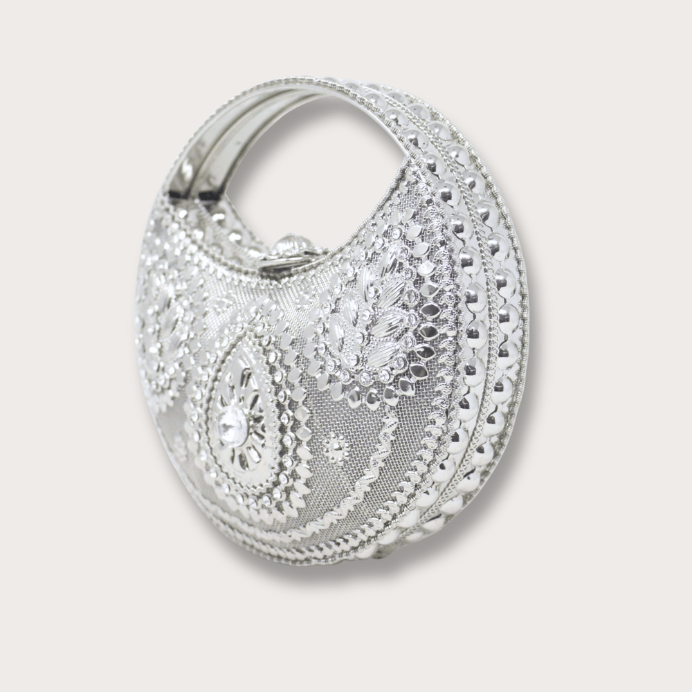 Handmade Brass Handbag Small VIII - LAURA CANTU JEWELRY