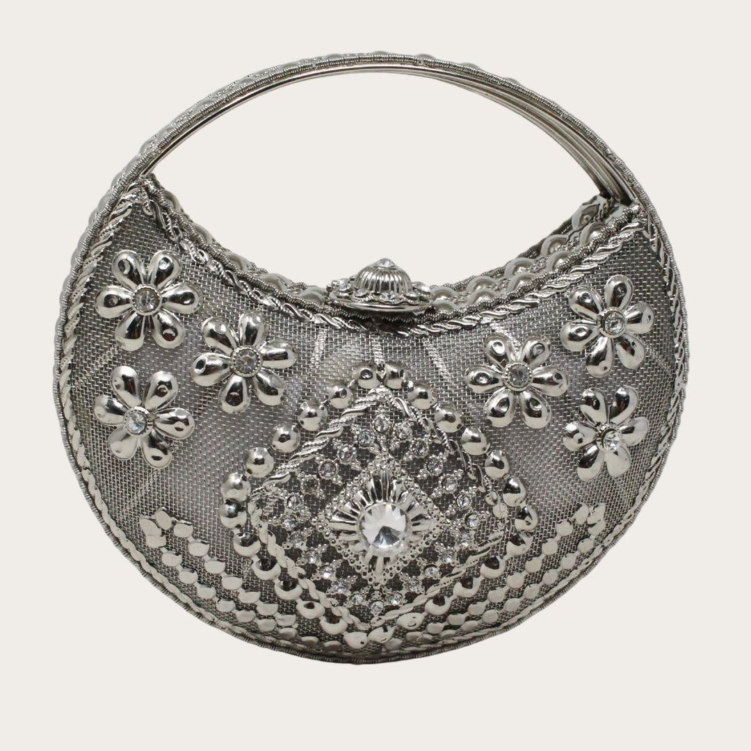 Handmade Brass Handbag Small XI - LAURA CANTU JEWELRY