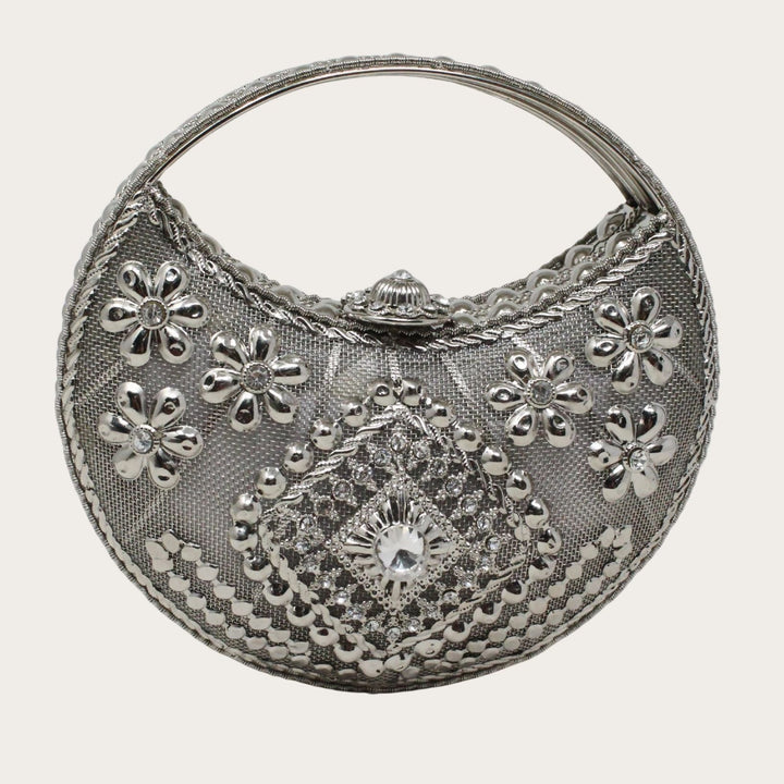 Handmade Brass Handbag Small XI - LAURA CANTU JEWELRY