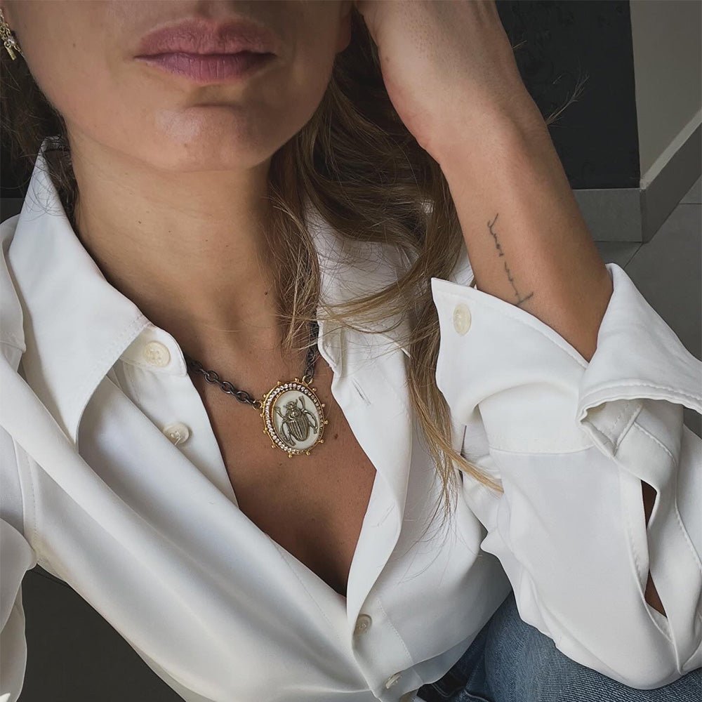 Immortal Story - Beetle - LAURA CANTU JEWELRY
