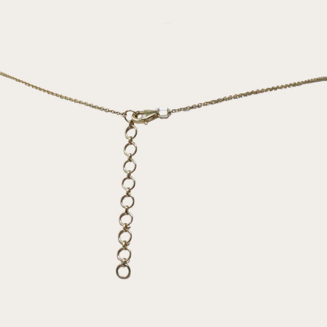 Lab diamond pear tennis necklace - LAURA CANTU JEWELRY