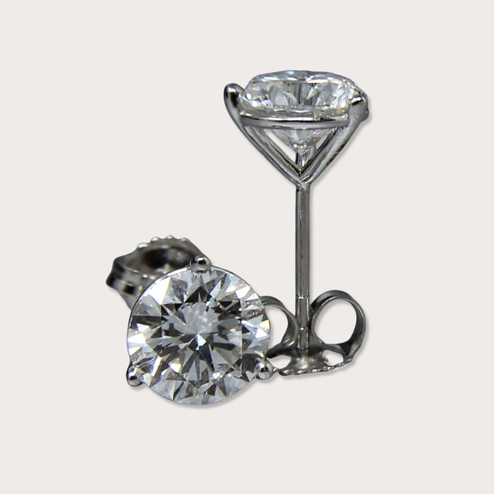 Lab Diamonds Martini Studs 2.12ct - LAURA CANTU JEWELRY