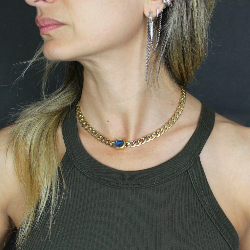 Lila choker - LAURA CANTU JEWELRY