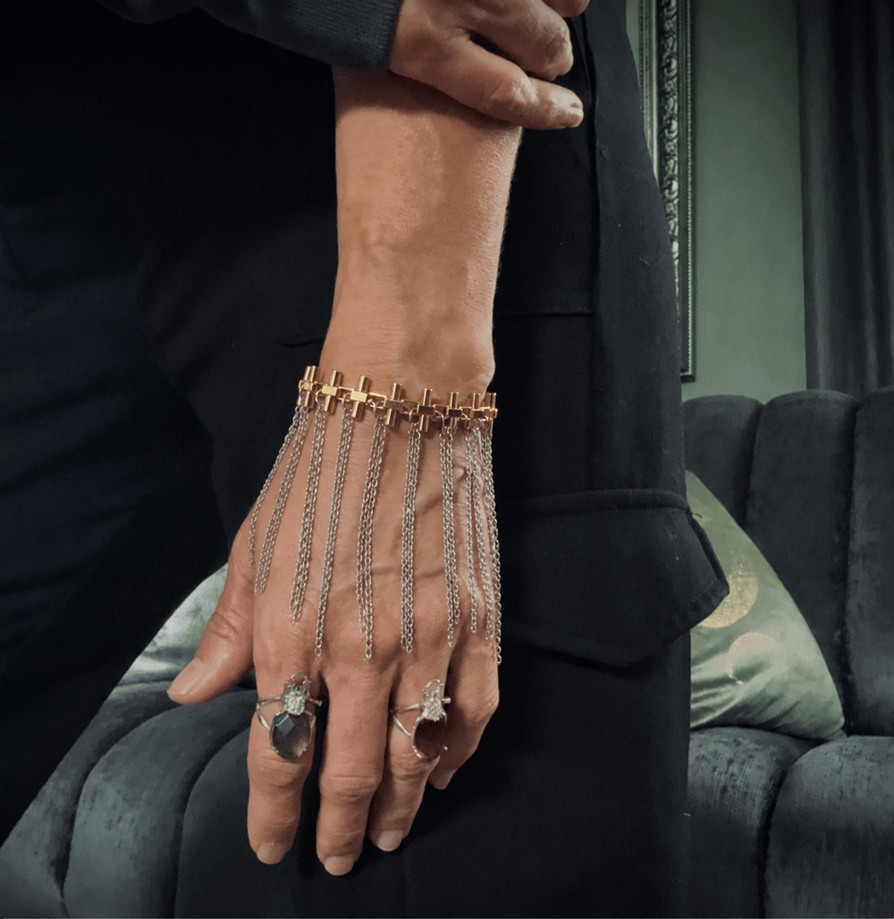 Lola Fringe Bracelet - LAURA CANTU JEWELRY