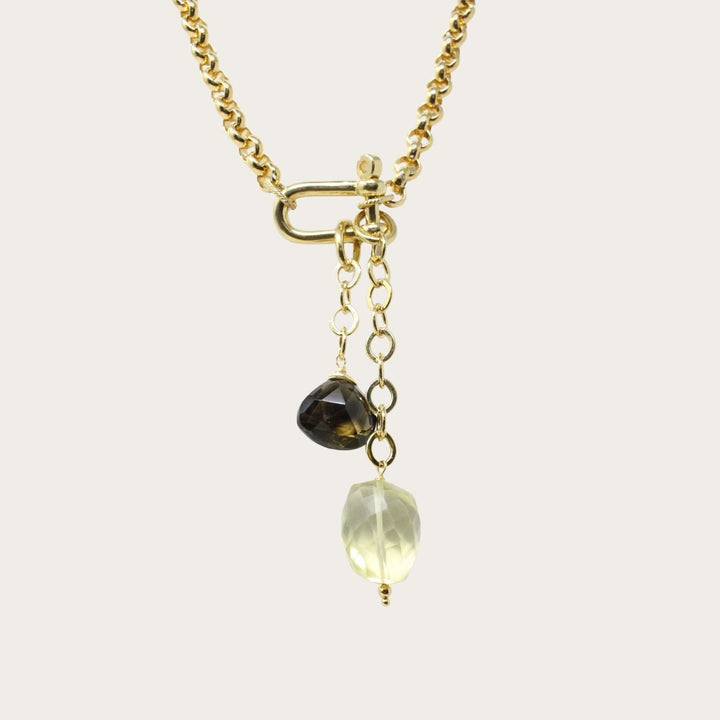 Lumna Lock Necklace VI - LAURA CANTU JEWELRY