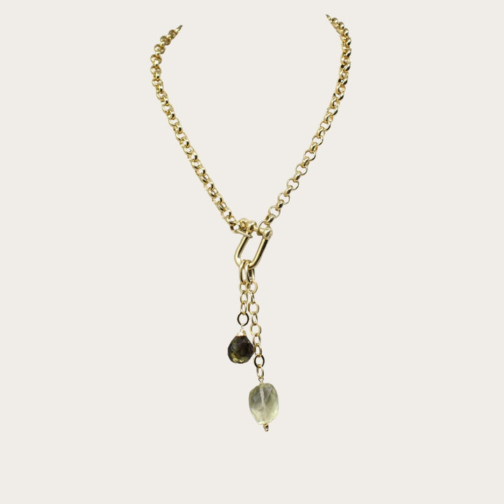 Lumna Lock Necklace VI - LAURA CANTU JEWELRY