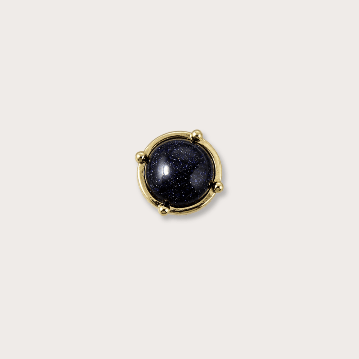 Luna Stud Gold - LAURA CANTU JEWELRY