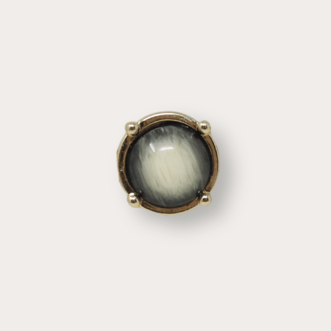 Luna Stud Gold - LAURA CANTU JEWELRY