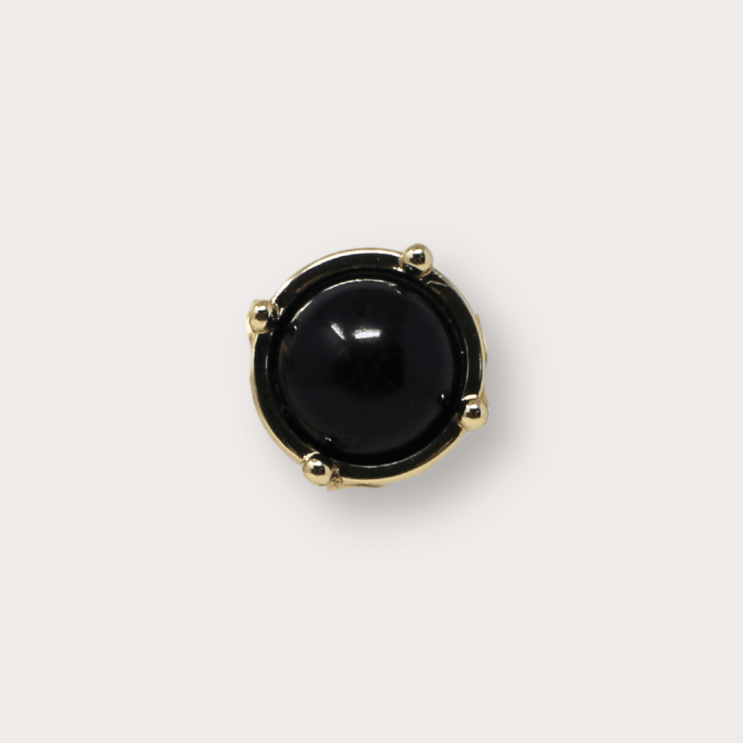 Luna Stud Gold - LAURA CANTU JEWELRY
