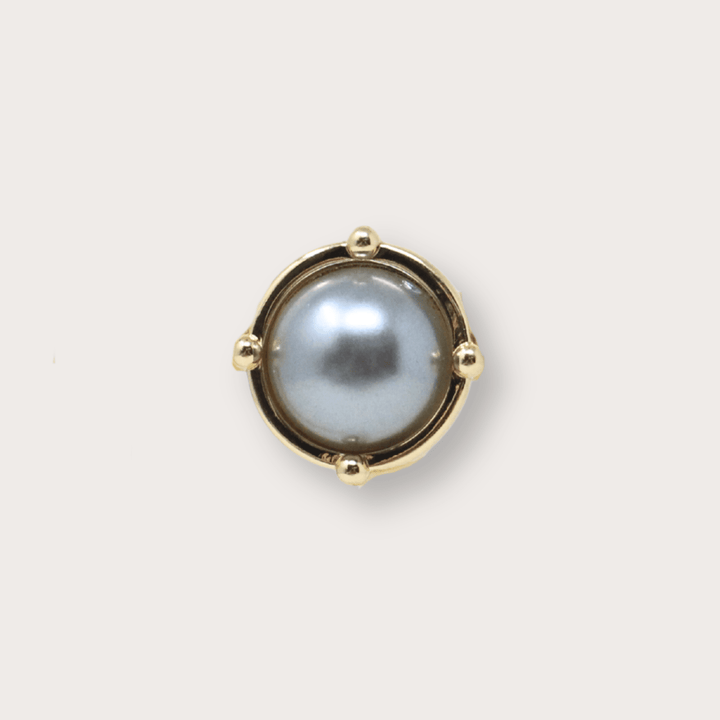 Luna Stud Gold - LAURA CANTU JEWELRY