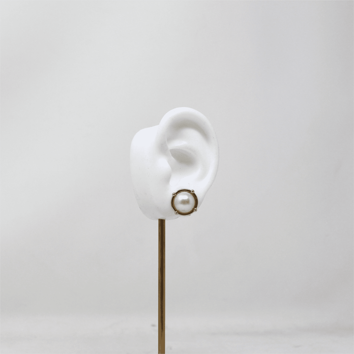 Luna Stud Silver - LAURA CANTU JEWELRY