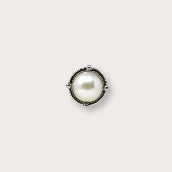 Luna Stud Silver - LAURA CANTU JEWELRY
