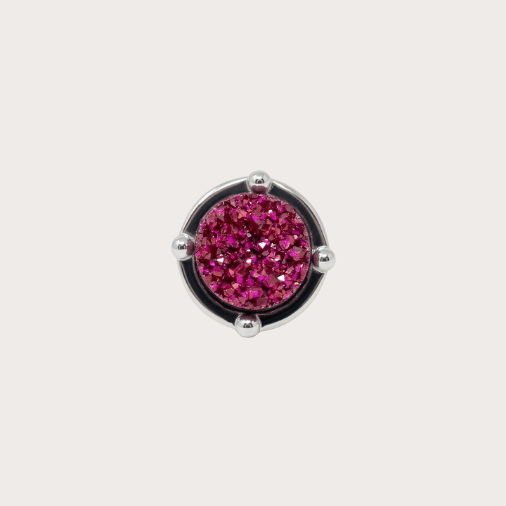 Luna Stud Silver Small - LAURA CANTU JEWELRY