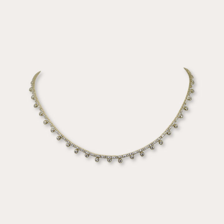 Manola Antique Gold Plated Necklace - LAURA CANTU JEWELRY