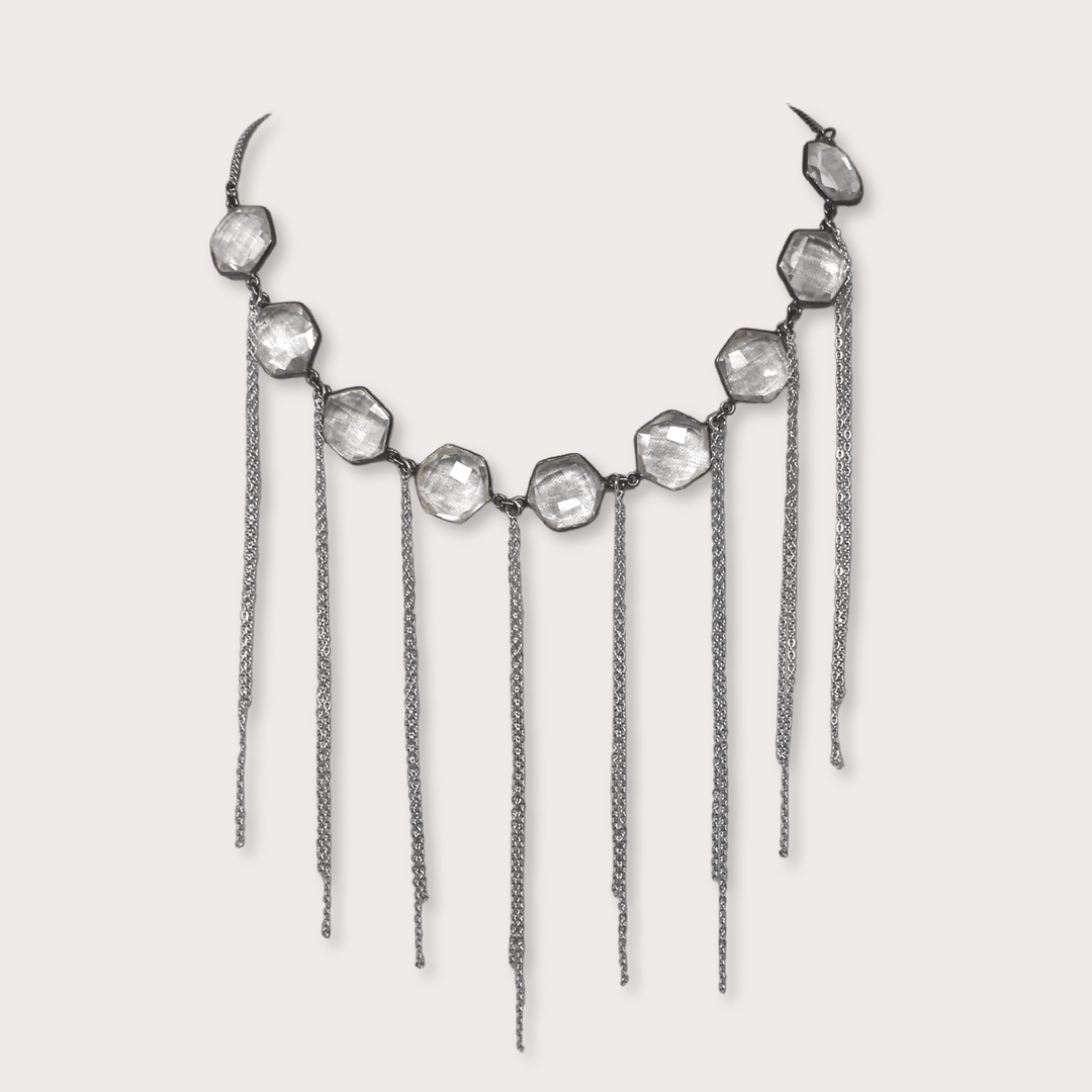 Mara Fringe Necklace - LAURA CANTU JEWELRY