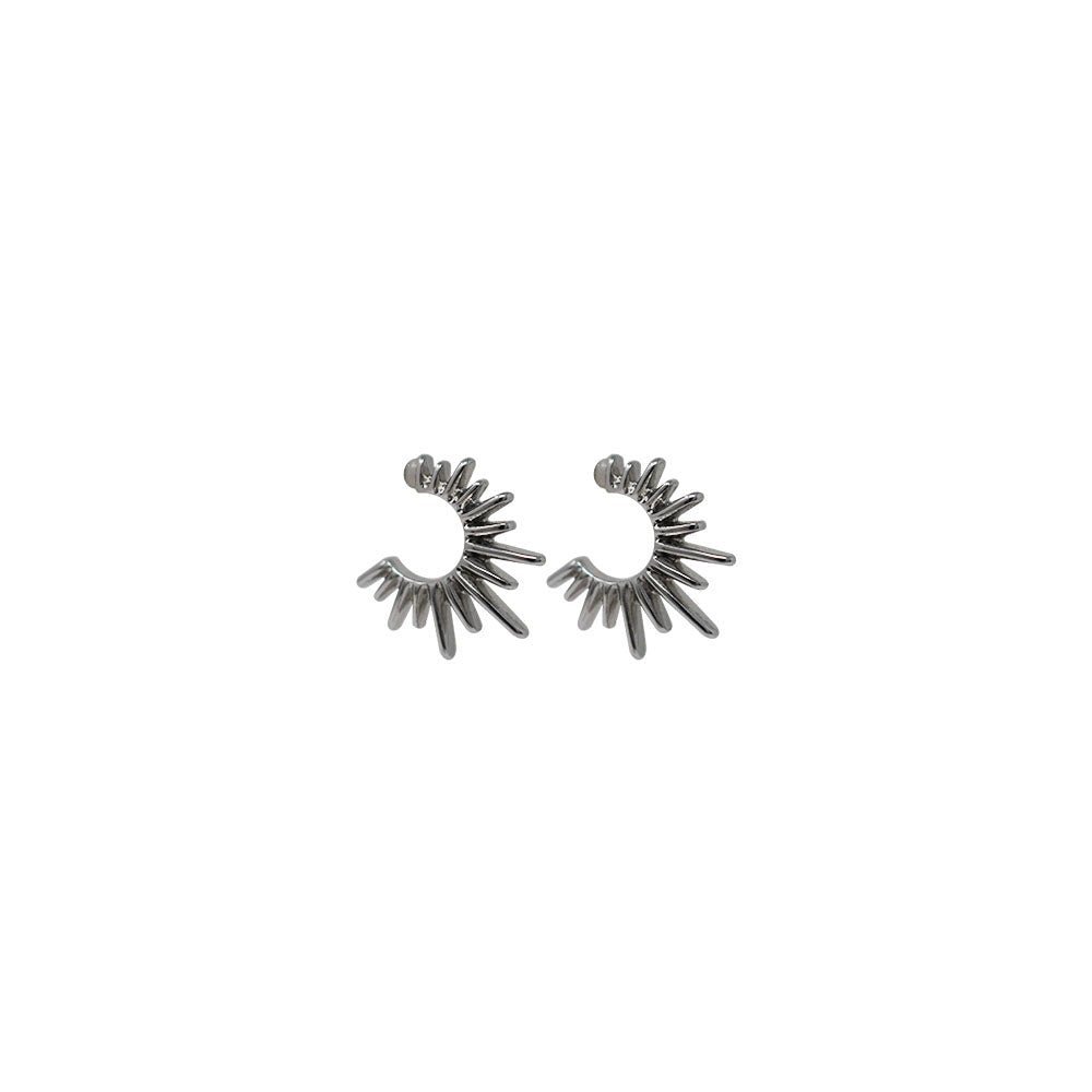 Maria Spiked Earrings Small - LAURA CANTU JEWELRY US