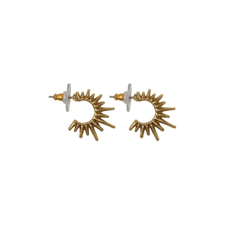 Maria Spiked Earrings Small - LAURA CANTU JEWELRY US