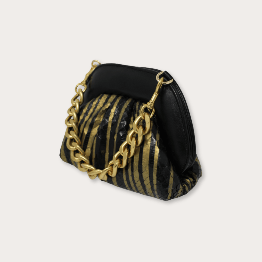Marietta Snake Clutch - LAURA CANTU JEWELRY