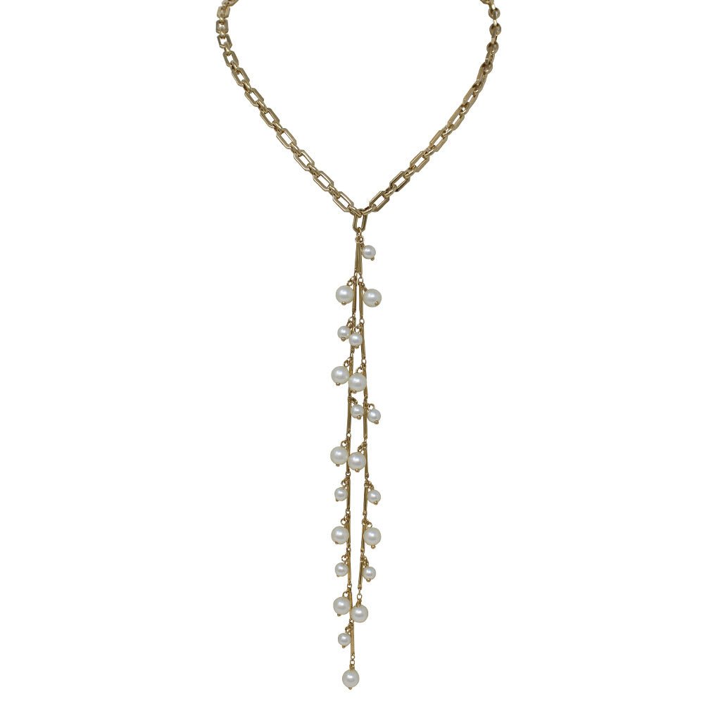 Mario Pearl Necklace - LAURA CANTU JEWELRY US