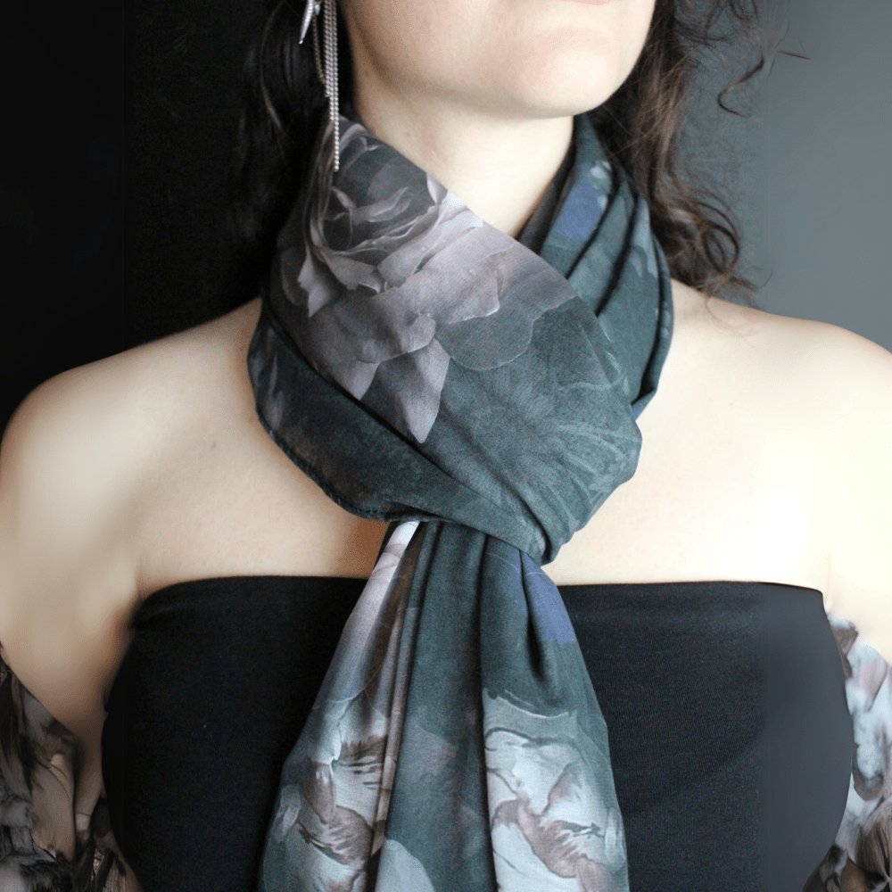 Vintage Roses Scarf/Sarong - LAURA CANTU JEWELRY