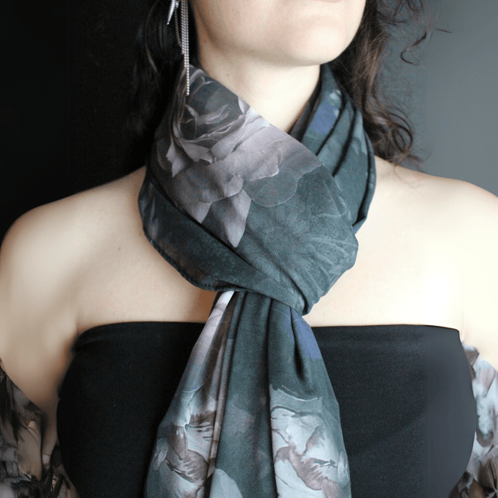 Vintage Roses Scarf/Sarong - LAURA CANTU JEWELRY
