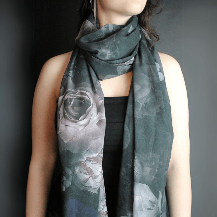 Vintage Roses Scarf/Sarong - LAURA CANTU JEWELRY
