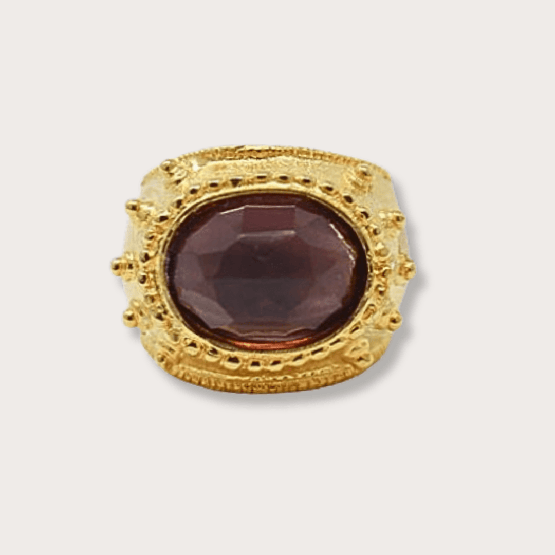 Medusa Ring (Amethyst) - LAURA CANTU JEWELRY