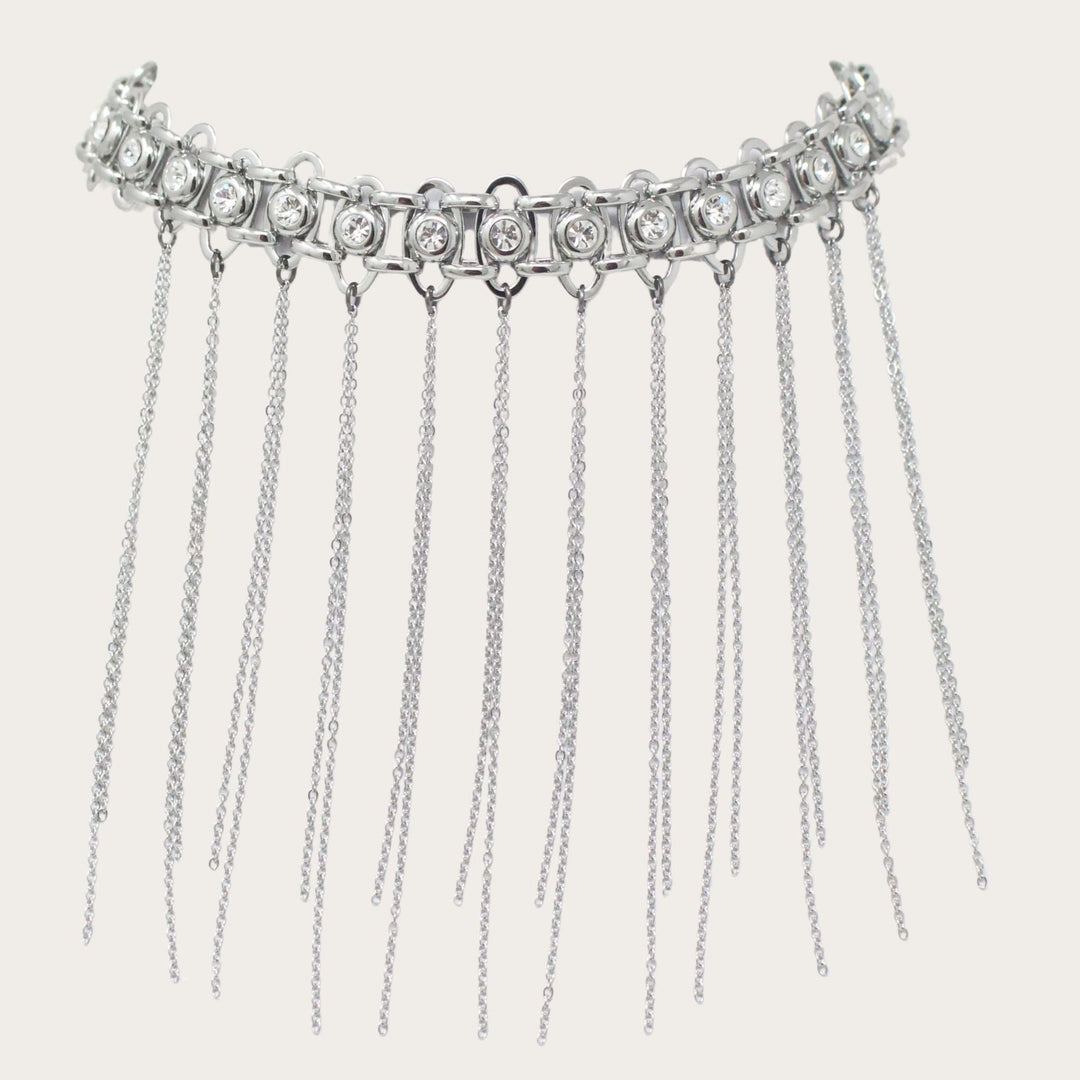 Mina Fringe Necklace - LAURA CANTU JEWELRY