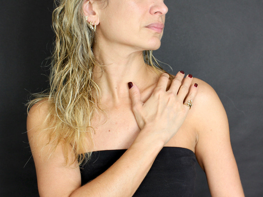 Monica pinky ring - LAURA CANTU JEWELRY