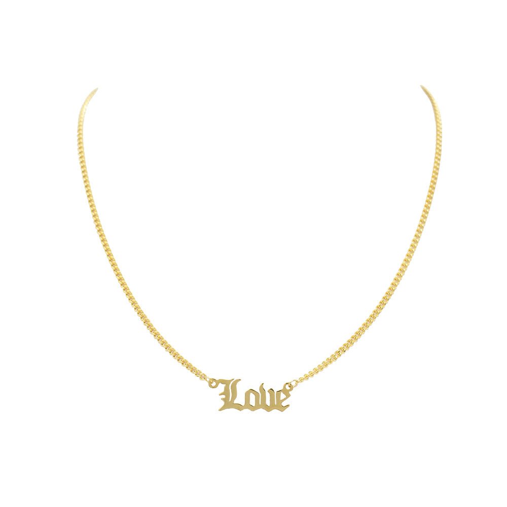 One Self Reminder Love Necklace - LAURA CANTU JEWELRY US