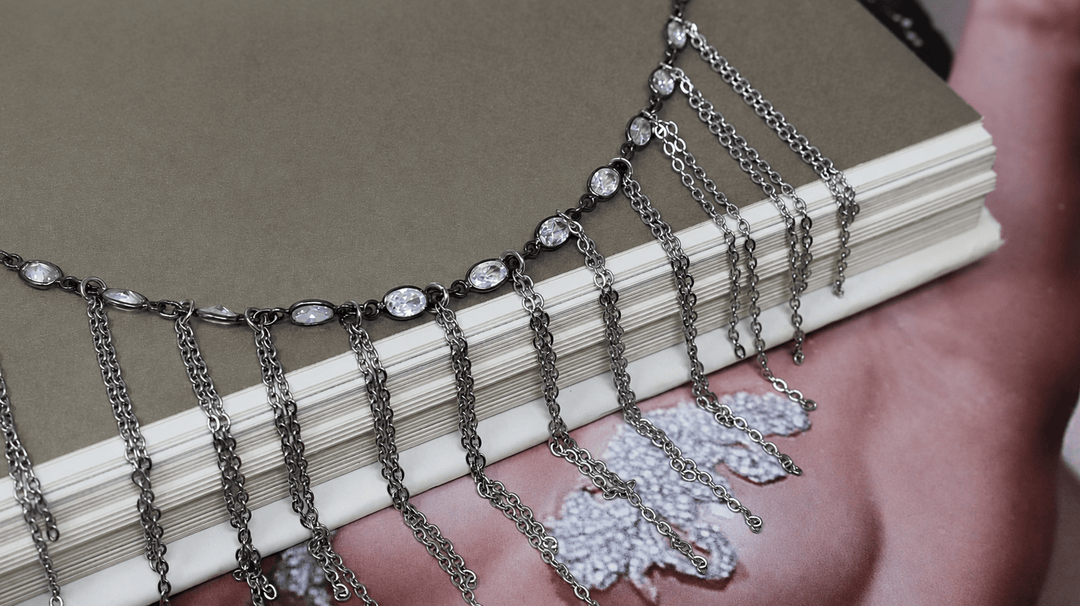 Otila Fringe Necklace - LAURA CANTU JEWELRY