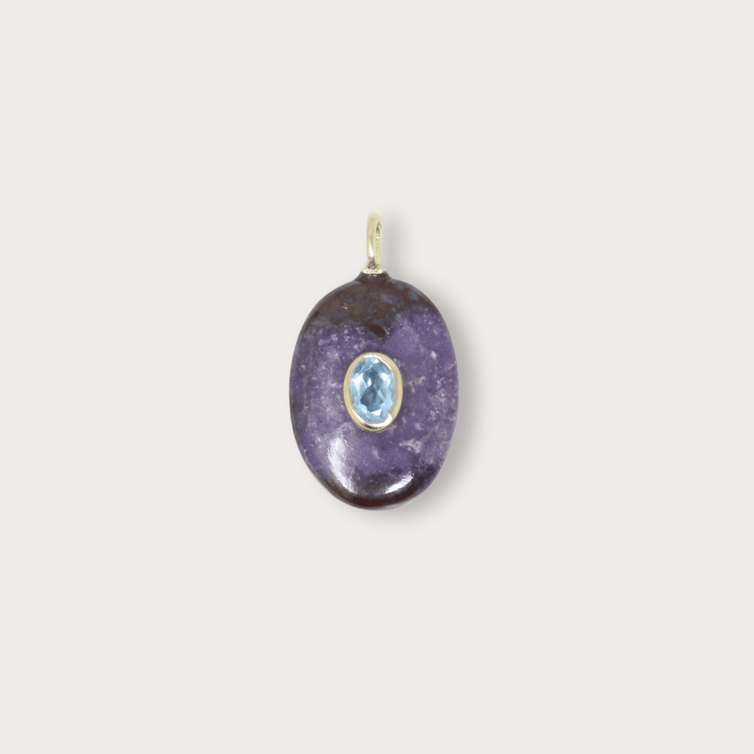Oval Chalcedony Small - LAURA CANTU JEWELRY