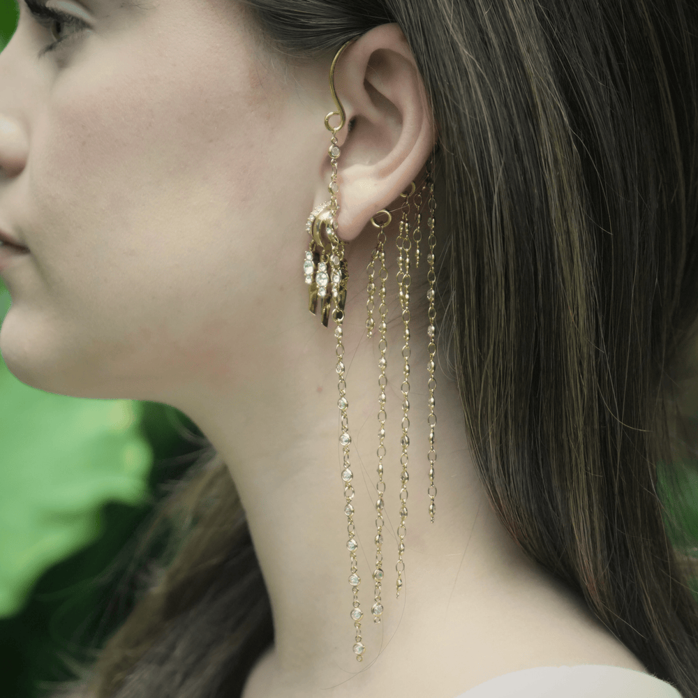 Paola Ear Hugger - LAURA CANTU JEWELRY